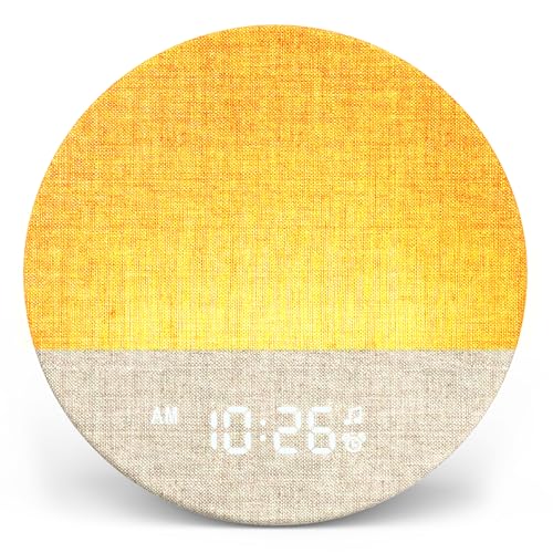 Dreamegg Sunrise Alarm Clock with Natural Wake Up Light & White Noise Machine