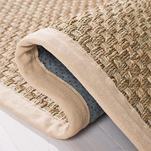 Safavieh 4x6 Natural Fiber Seagrass Area Rug - Textured Beige, Rectangular