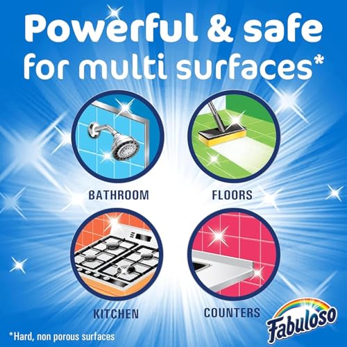 Fabuloso Lemon All-Purpose Concentrated Cleaner - 64 Gallons | Multi-Surface Floor & Home Cleaner