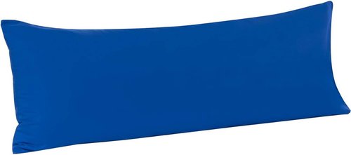FLXXIE Body Pillow Cover - Super Soft Microfiber 20x54 Long Pillowcase | Wrinkle & Stain Resistant, Royal Blue