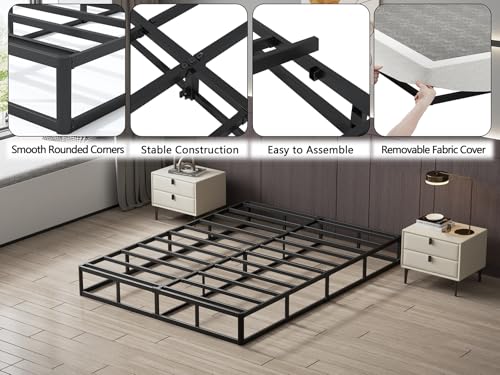 Queen Box Spring 9 Inch Heavy Duty Metal Mattress Foundation - Variation of THIS listing