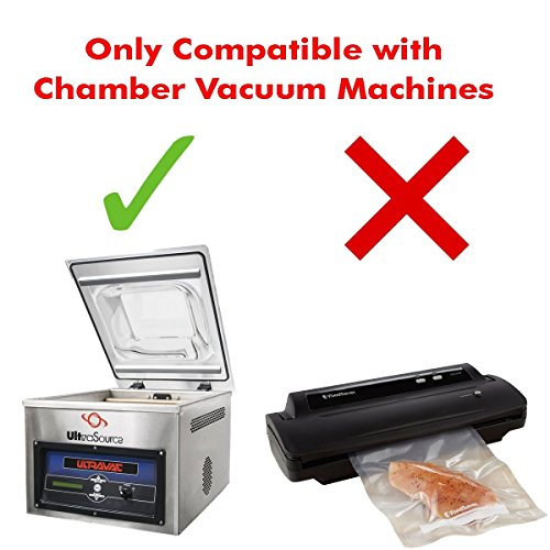 8 x 12 Inch Chamber Vacuum Sealer Bags - 3 Mil, 1000 Count - Compatible with Chamber Sealers