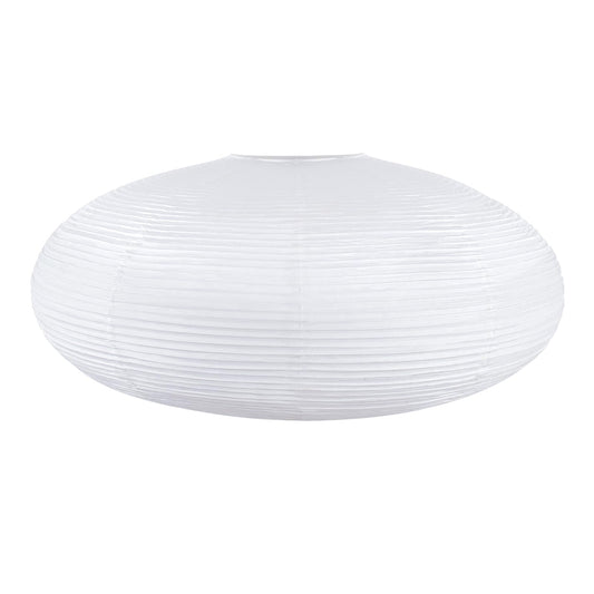 White Oval Paper Lanterns-16.54" Large Hanging Paper Lantern Lamp, Chinese/Japanese Paper Pendant Lampshade for Party Decoration, Wedding, Home Decor Paper Ceiling Lampshade(1 Pack)