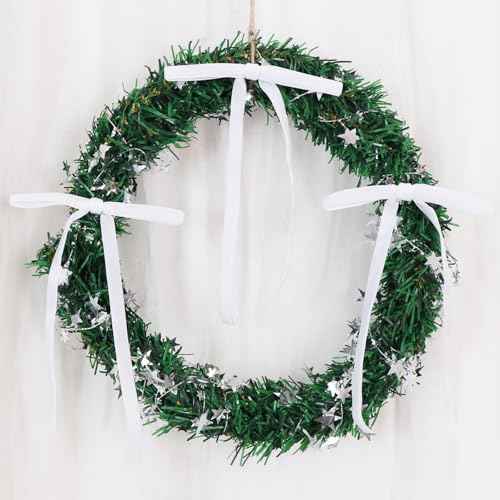 TONIFUL 36 Pack White Velvet Bows for Christmas Tree Decor, 5x7 Inch Bows for Gift Wrapping, Treat Bags, Wreaths, Crafts, Cards, Bouquet,Cakes Decor Valentine Christmas Party Supplies(3/8" Width