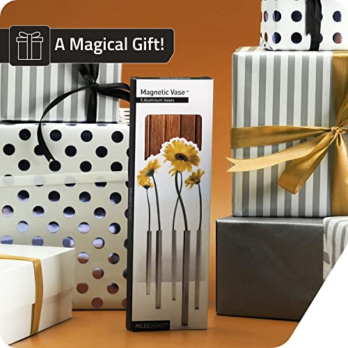 Magnetic Bud Vase Set - Modern Aluminum Table Centerpieces for Home & Events