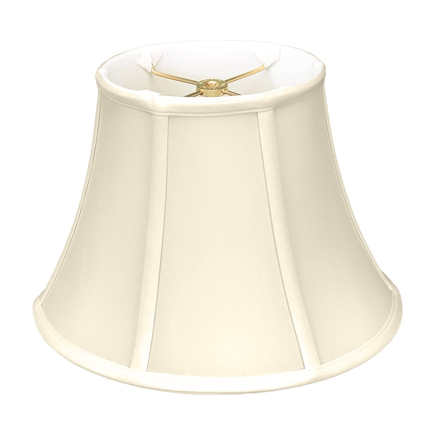 Royal Designs Oval Flare Bottom Outside Corner Basic Lamp Shade, Beige, (7" x 5") x (12" x 9") x 9", BS-725-12BG
