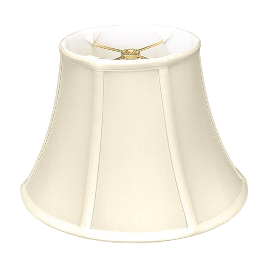 Royal Designs Oval Flare Bottom Outside Corner Basic Lamp Shade, Beige, (7" x 5") x (12" x 9") x 9", BS-725-12BG