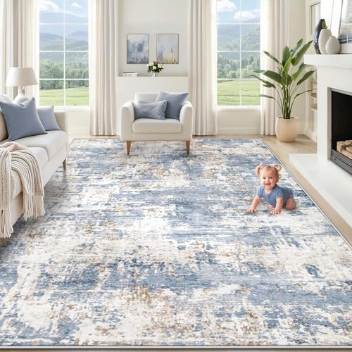 XLUEZ 8x10 Area Rugs for Living Room, Washable Modern Abstract Large