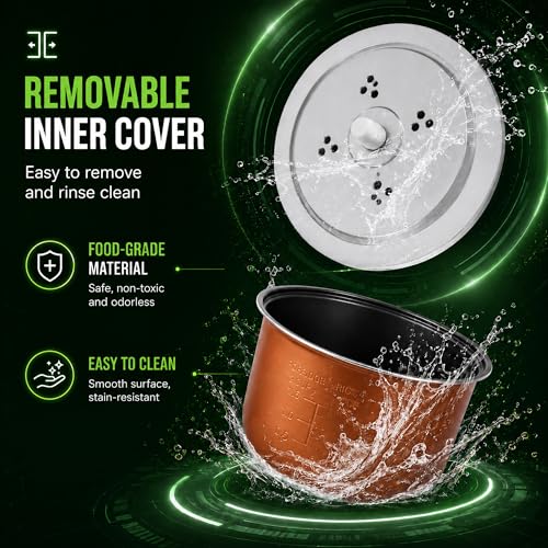 Mini Low Carb Rice Cooker 2-Cup Uncooked Multi-Functional Steamer