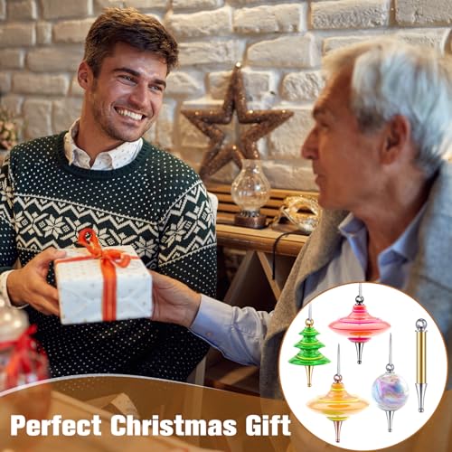 CroBlissful 20 Set Christmas Tree Ornament Woodturning Kit, Multicolor