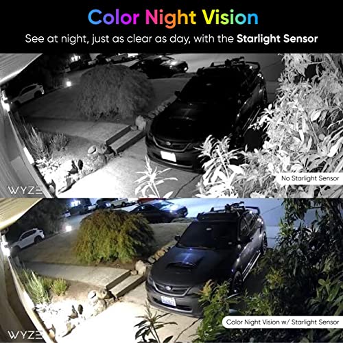 Wyze Cam v3 Indoor Outdoor Security Camera with Color Night Vision - White, 1 Pack