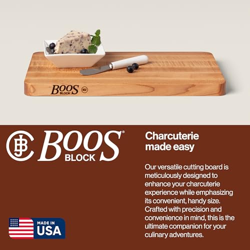 John Boos Chop-N-Slice Series Rectangular Maple Cutting Board