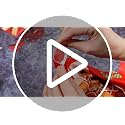 Chumia Red Gingerbread Christmas Kitchen Curtain Set - Valance & Tier Curtains