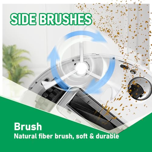 L10 Ultra Replacement Accessory Kit for Dreame Robot Vacuum - Rubber Brushes, Mop Pads, HEPA Filters