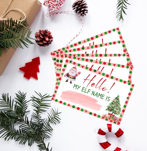 BirtDerr Christmas Elf Name Game Party Kit - Christmas 001