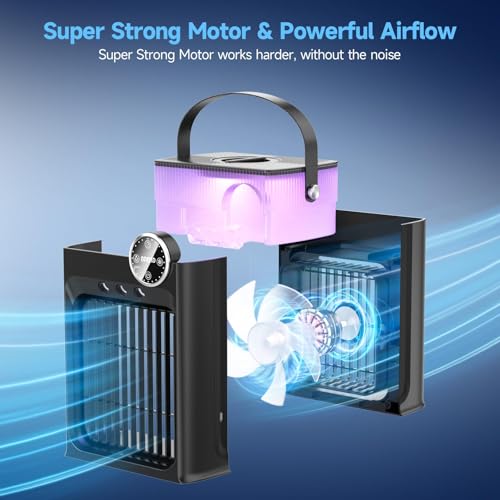 2026 New Portable Air Conditioners, 4 in 1 Evaporative Cooler with