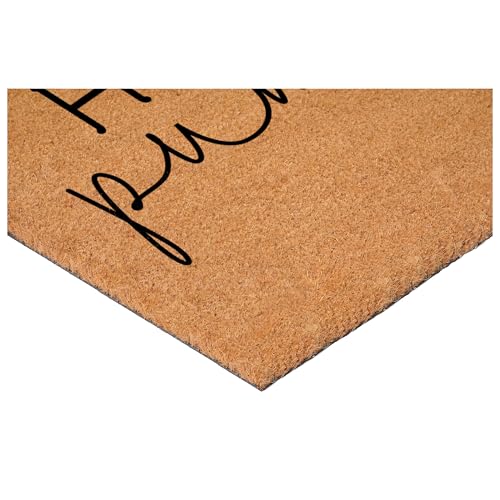 Calloway Mills Hello Pumpkin Doormat 30 x 48 Inches - All-Season Coir Entry Rug with Vinyl Backing, Pumpkin Welcome Mat for Porch