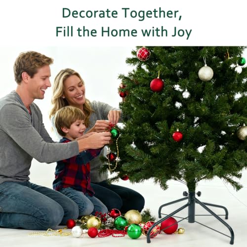 ELFJOY 19.7 Inch Christmas Tree Stand for 4-8 Ft Artificial Trees Green