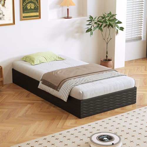 10 Inch Twin Box Spring - Heavy Duty Metal Support Frame with Fabric Cover, Noise-Free, Easy Assembly