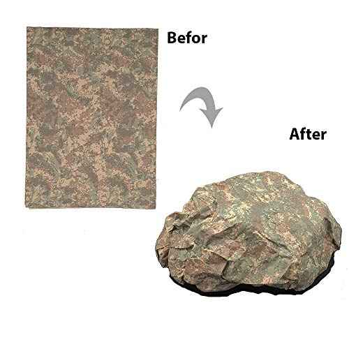 arkamii Nativity Scene Decoration Set 5 Paper Rock Earth Mountain Effect Decoration Paper for Christmas Event (Style1)