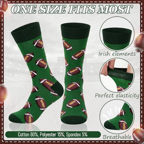 Football Gift Set with 12oz Tumblers & Sport Socks - Football Variation