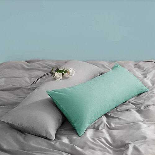 FLXXIE Body Pillow Cover - Super Soft Microfiber 20x54 Long Pillowcase | Wrinkle & Stain Resistant, Sea Green