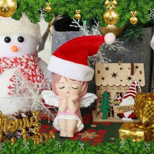 Mini Santa Hat Mini Christmas Hats Wine Bottles Cover Crafts Ornaments Decor