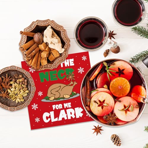 Christmas Vacation Clark Save The Neck For Me Cocktail Napkins 50 Pack - Holiday Party Decor
