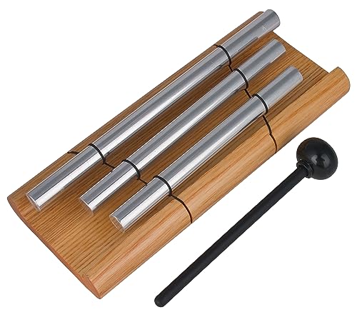 Woodstock Zenergy Hand Chime 7.7 Inch Silver Tuned for Meditation & Yoga