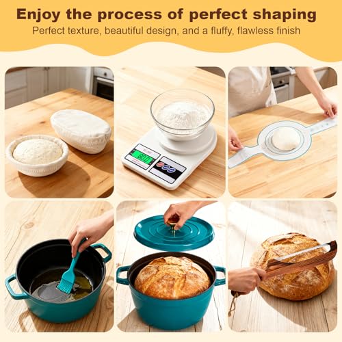 Green Sourdough Starter Kit with Dutch Oven & Baking Accessories - All-Inclusive