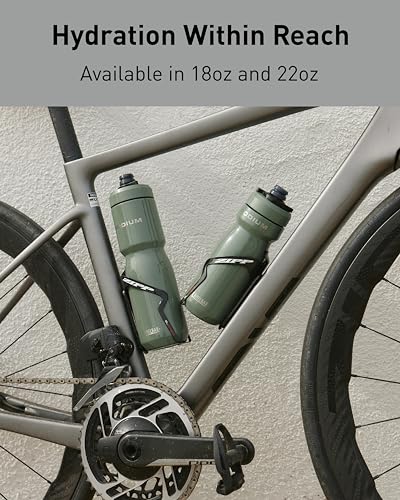 CamelBak Podium Stainless Steel Water Bottle 18oz - Double Wall Insulated, Leakproof, Bike-Friendly Design