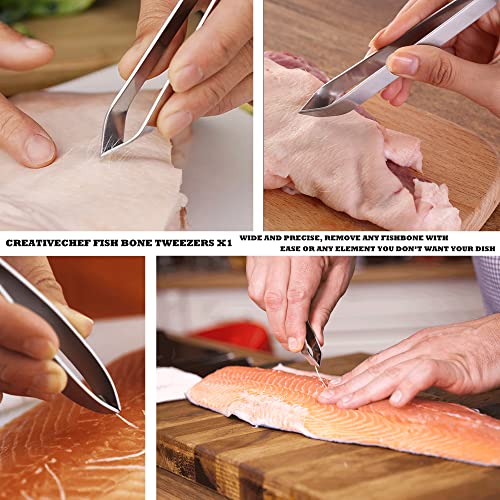 Black Chef Plating Kit - 10 Piece Culinary Presentation Set for Professional & Home Use