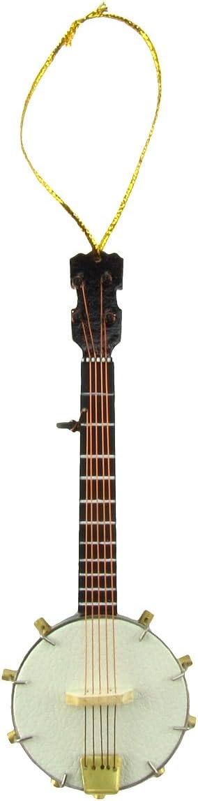 Miniature Banjo Ornament - Realistic Musical Instrument Decor by Treasure Gurus