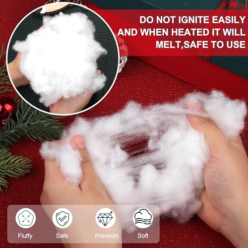 Aodaer 750g Artificial Snow for Christmas Decorations Indoor Outdoor Holiday Winter Scene