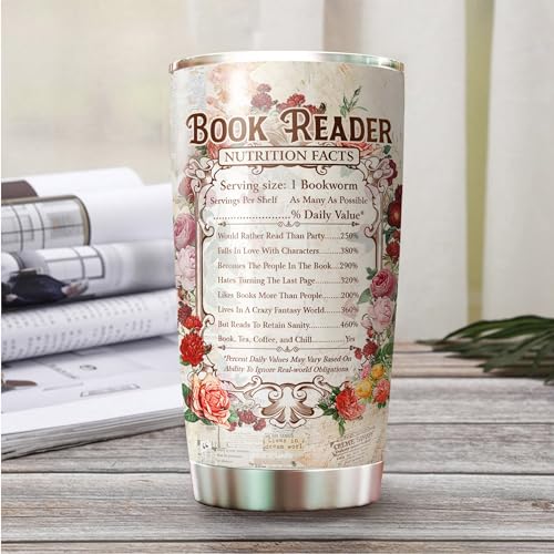 Book Lover Tumbler - Librarian Mug for Women - Book Tumbler 4