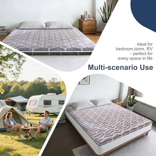 6th Generation Japanese Floor Futon Mattress - Extra-Thick 9-Layer