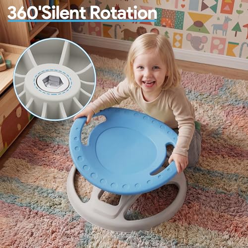 Brelley Blue Sensory Spinning Chair for Kids - Balance & Sensory Play Toy