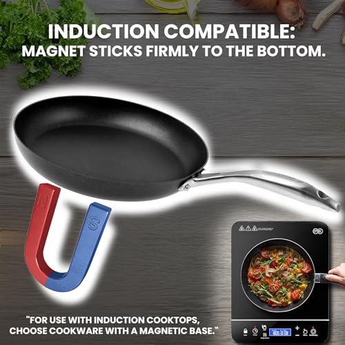 Portable Induction Cooktop Hot Plate - Single Burner, 1800W, LCD Touch, Safety Lock