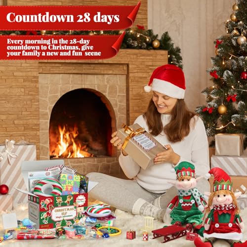 Hollowfly Elf Kit 24+4 Days Christmas Countdown - Stripe Variation