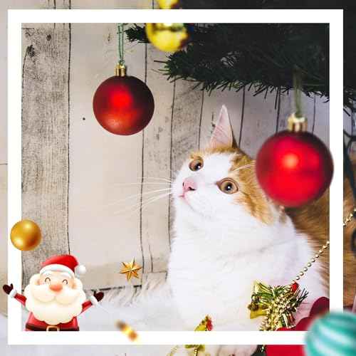 Christmas Ornament Guardian, Adjustable Ornament Hooks for Hanging Small Large Heavy Ornaments, Ornaments Hanger Hooks for Christmas Tree Hanging Holiday Ornaments (24)