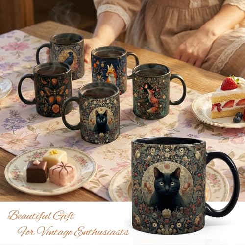 Funny Cat Coffee Mug - Personalized Ceramic Cat Lady Gift, 12oz