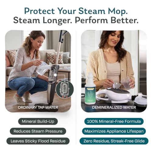 Steam & Go Demineralized Water for Steam Mops - Eucalyptus Mint 128 oz - Pack of 1