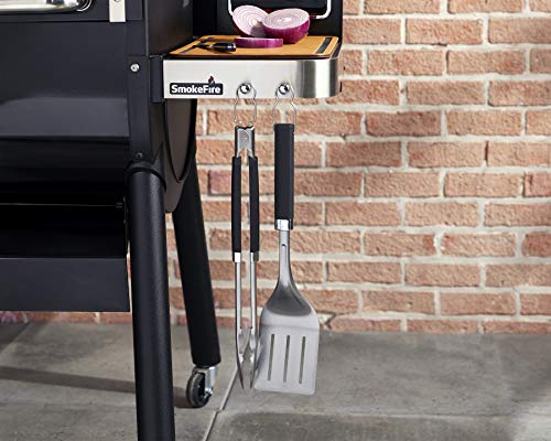 Weber Precision 3-Piece Grill Tool Set - Tongs, Spatula & Basting Brush