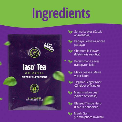 IASO Total Life Changes Iaso Brewed Tea 2 Pack (10 Sachets) Original Flavor