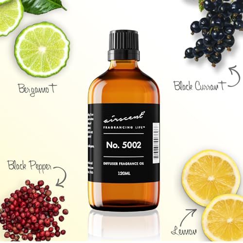 AirScent No. 5002 Diffuser Oil 16.9 Fl Oz | Inspired Luxury Fragrance, Aromatherapy