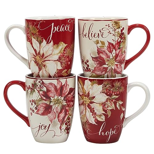 Certified International Winters Joy 16-Piece Dinnerware Set for 4 – Holiday Dinnerware