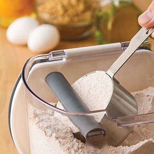 Progressive Multicolor 6-Piece Airtight Kitchen Storage Canister Set for Flour & Sugar