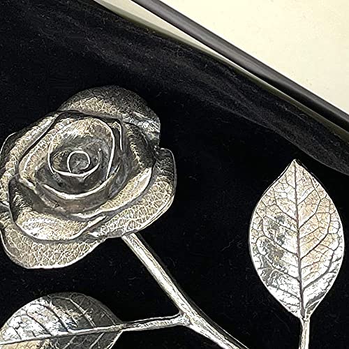 10th Wedding Anniversary Keepsake Rose - Tin Pewter Handmade Gift