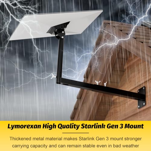 Heavy Duty Wall Mount for Starlink 4/4X Gen 3/4 Satellite Dish - Extension Type