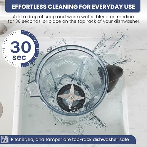 64 oz Blender Pitcher for Vitamix Classic & Explorian - Replacement Jar with Tamper